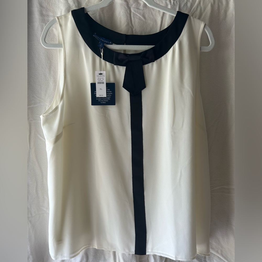 Talbots RSVP sleeveless top sz XL